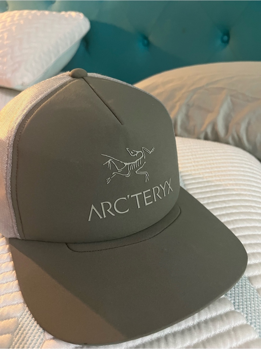 Arc'teryx Olive Green Logo Trucker Hat